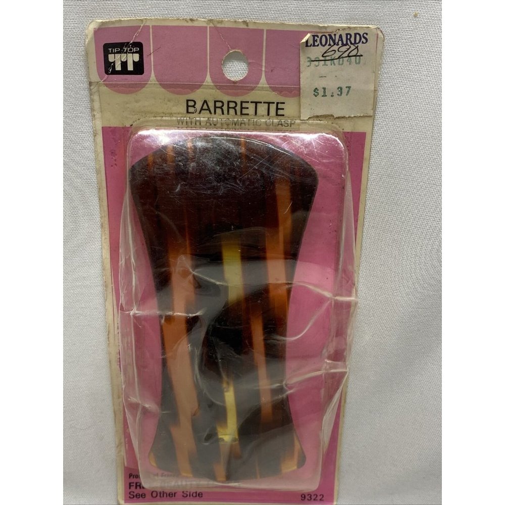 Vintage Tip Top Barrette Auto Clasp NOS – Hippie Boho Hair Accessory